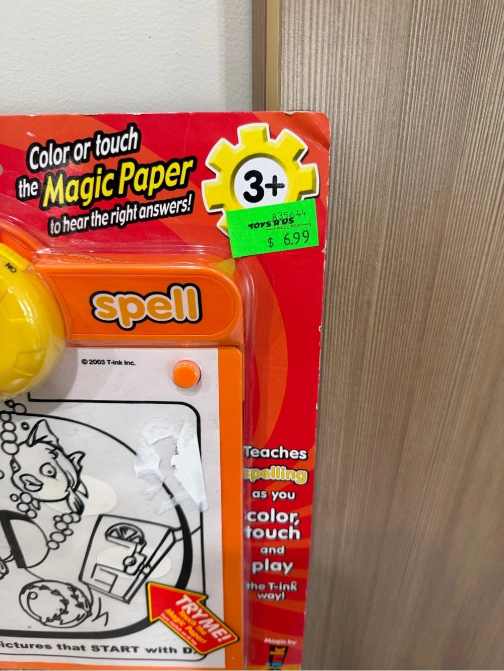 2 VTG Y2k T-Ink Works Color 'n Learn Series 1 Interactive Toy Set Add Spell NEW